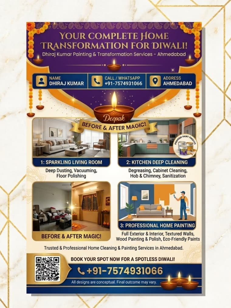 DK Painting and Cleaning service — Cleaning, Ahmedabad