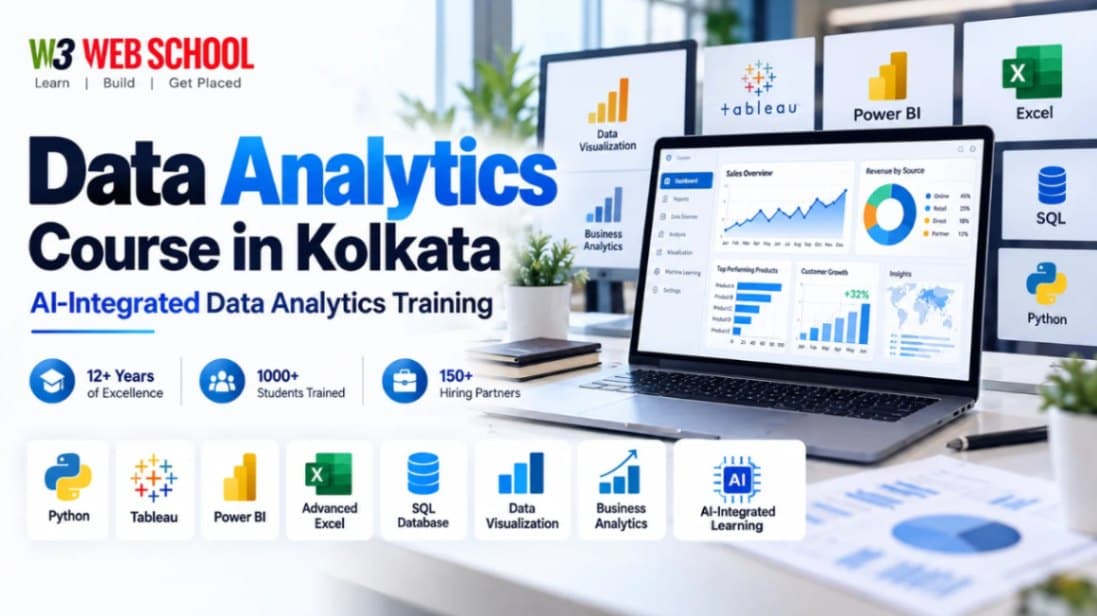Data Analytics Course at W3 Web School, South Dumdum
